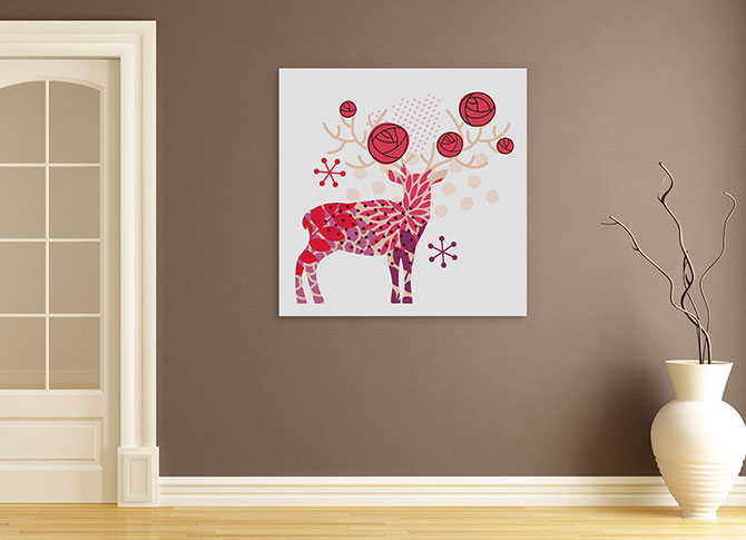 9 Christmas Art Ideas Bring Festivity Home  Wall Art Prints