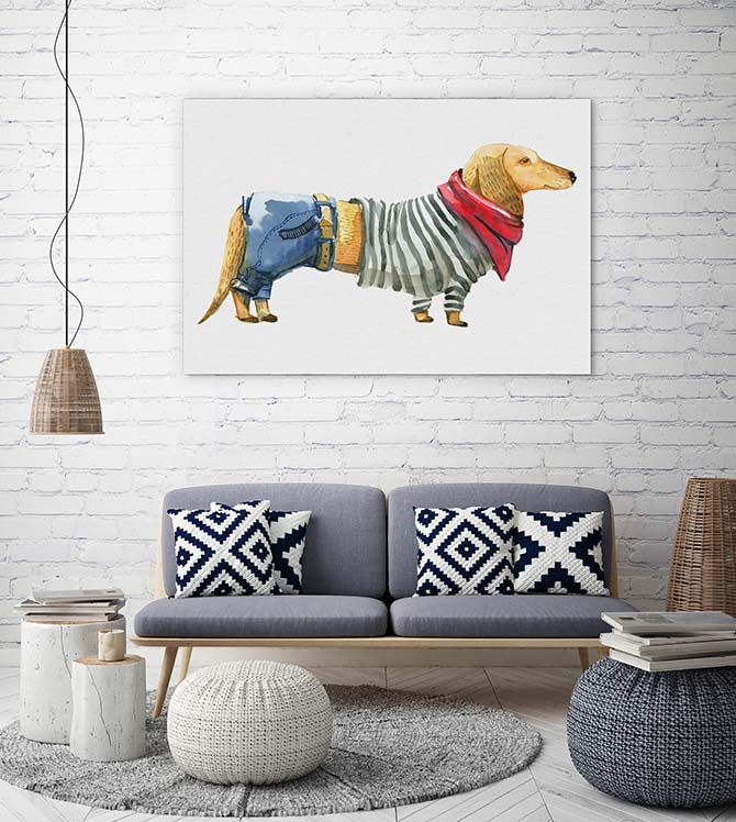 Find Your Fortune With Delightful Dog Art | Wall Art Prints